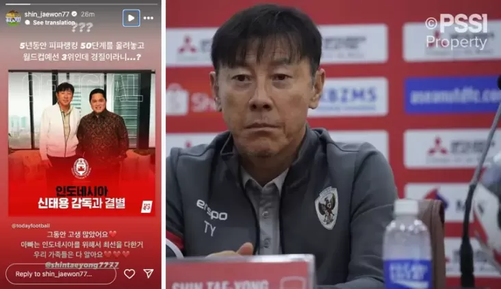 Curhat Anak Shin Tae-yong pada IG: Ayah Sudah Bekerja Keras Mendongkrak Ranking FIFA Timnas Indonesia