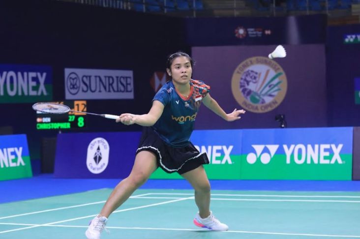 Sikat Tunggal Putri Jepang, Gregoria Mariska Tembus Perempat Final India Open 2025