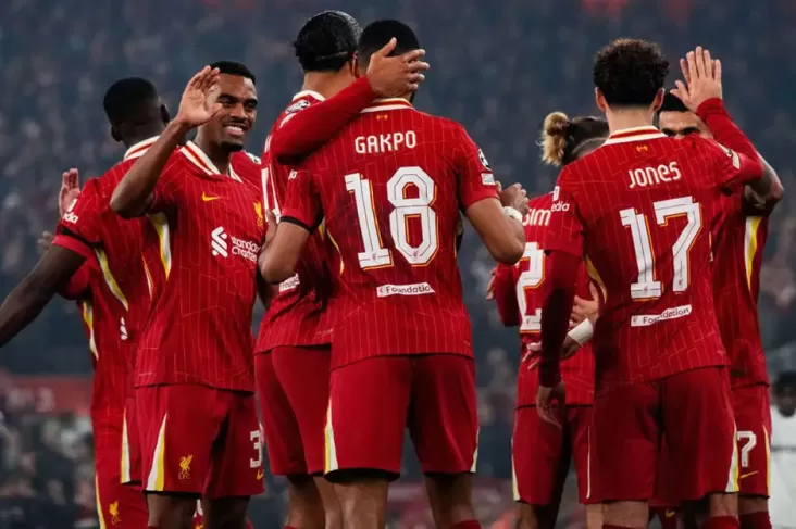 Klasemen Kompetisi Champions 2024/2025: Liverpool Penguasa Eropa