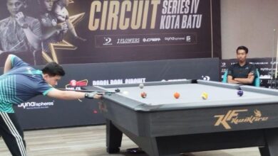 Sempat Tertinggal, Trik Atlet Biliar Menangkan Laga Pada POBSI Pool Circuit Series Perkotaan Batu