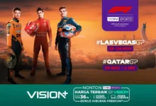 Streaming Formula 1 Las Vegas Grand Prix 2024 di tempat tempat Vision+