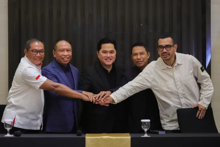 Pernyataan Lengkap Ketum PSSI Erick Thohir terkait Pemecatan Shin Tae-yong