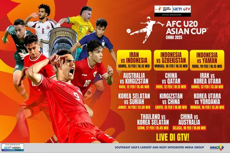 Its Family Time! Ajak Keluarga Dukung Garuda Muda di dalam di Piala Asia 2025, Live Di GTV!