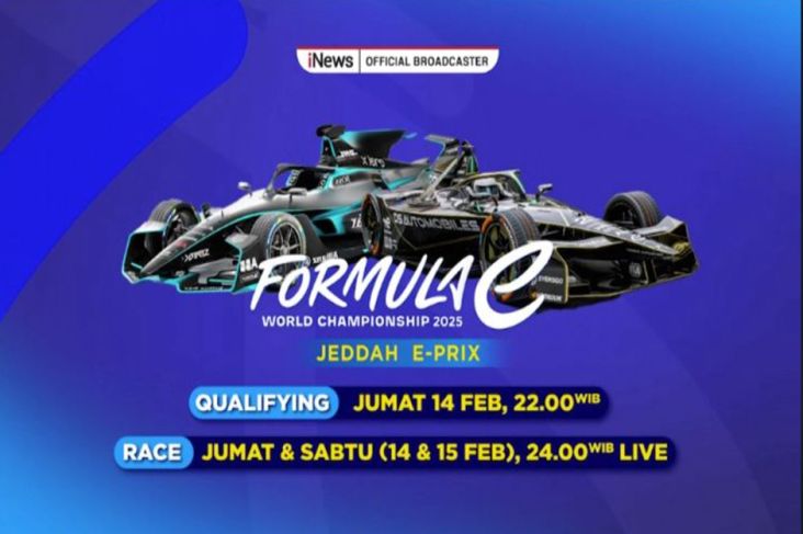 Saksikan Aksi Oliver Rowland di Formula E-Prix Jeddah! Live di area area iNews Premium Sports Waktu 22.00 Waktu Indonesia Barat