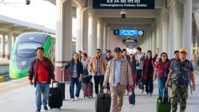 Jalur kereta China-Laos perluas layanan penumpang internasional