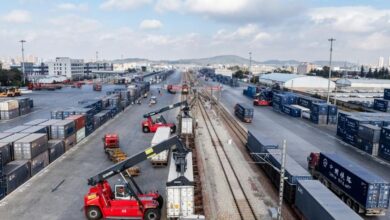 Volume pengangkutan kereta kargo China meningkat pada kuartal I 2025