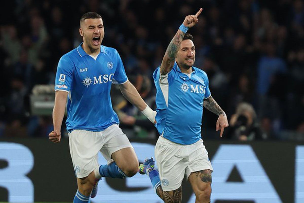 Gilas AC Milan 2-1, pasukan klub Napoli tempel ketat Inter