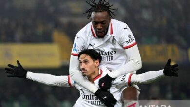 Inter tahan imbang AC Milan di dalam leg pertama semifinal Coppa Italia