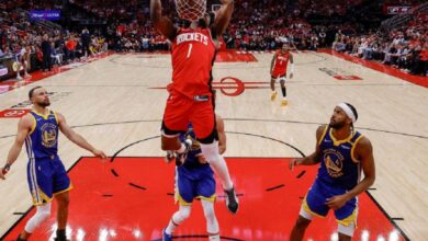 Rockets tundukkan Warriors 109-94, samakan kedudukan 1-1