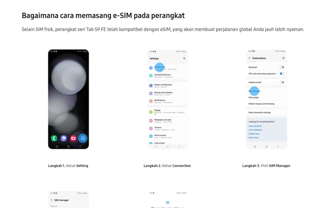Ketahui daftar merek kemudian model HP yang mana mana meningkatkan kekuatan layanan eSIM
