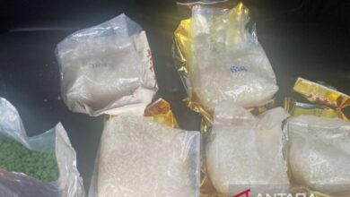 Pria ditangkap bawa sabu 5,6 kg juga juga 5.020 butir ekstasi di tempat di Depok