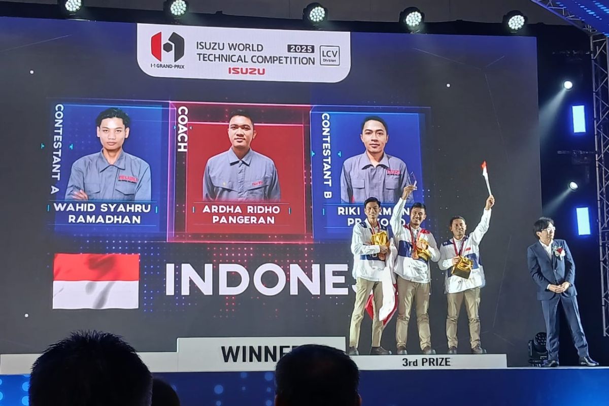 Mekanik Isuzu Indonesia menorehkan prestasi pada I-1 Grand Prix