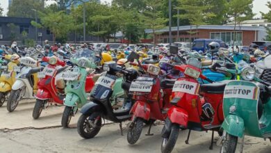 Budaya saling klakson pengguna vespa yang dimaksud mulai terkikis zaman