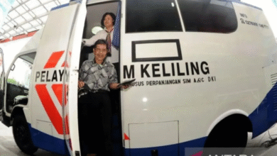 Sabtu, layanan SIM keliling tersedia dalam area lima lokasi DKI DKI Ibukota