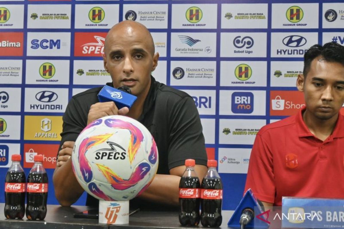 Vitor motivasi Barito Putera meskipun harapan tipis bertahan di area pada Turnamen 1