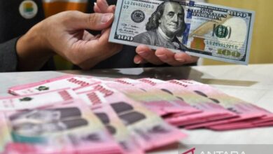Rupiah melemah dipengaruhi peperangan dagang AS-China yang dimaksud yang dimaksud belum mereda
