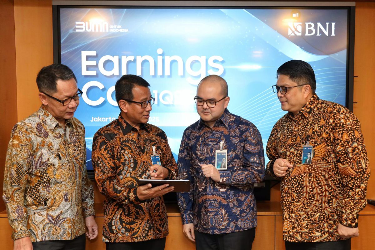 BNI raih laba bersih Rp5,4 triliun pada kuartal pertama 2025