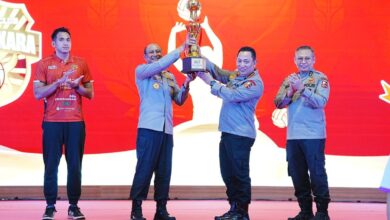 Hal ini harapan Kapolri pada kelompok voli Polri usai juara pada Proliga
