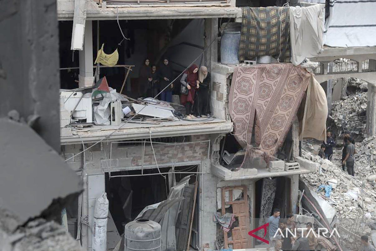 negeri negeri Israel bunuh 100 lebih banyak tinggi warga Palestina di dalam di Wilayah Wilayah Gaza utara