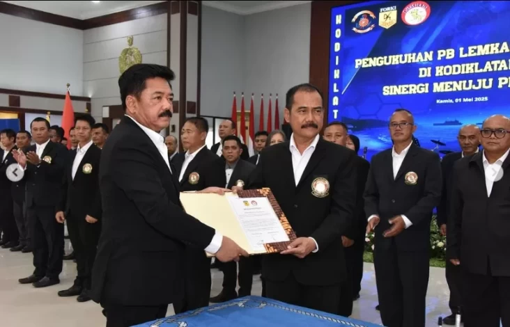 Ketua Umum PB Forki Lantik Pengurus PB Lemkari, Optimistis Cetak Atlet Karate Berprestasi