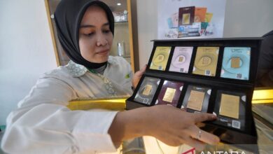 Emas Pegadaian lanjutkan tren penurunan nilai tukar jual tiga hari beruntun
