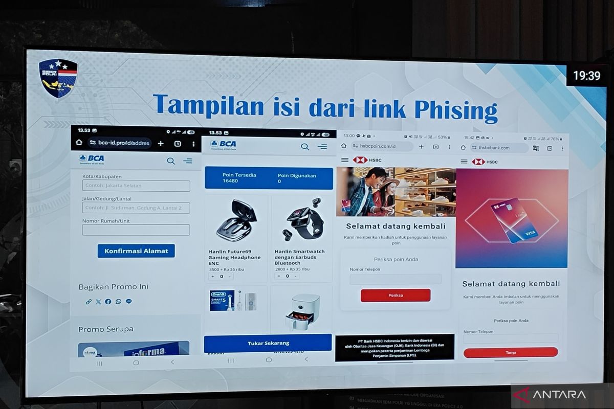 Hal ini cara terdakwa lakukan kecurangan “SMS phising”