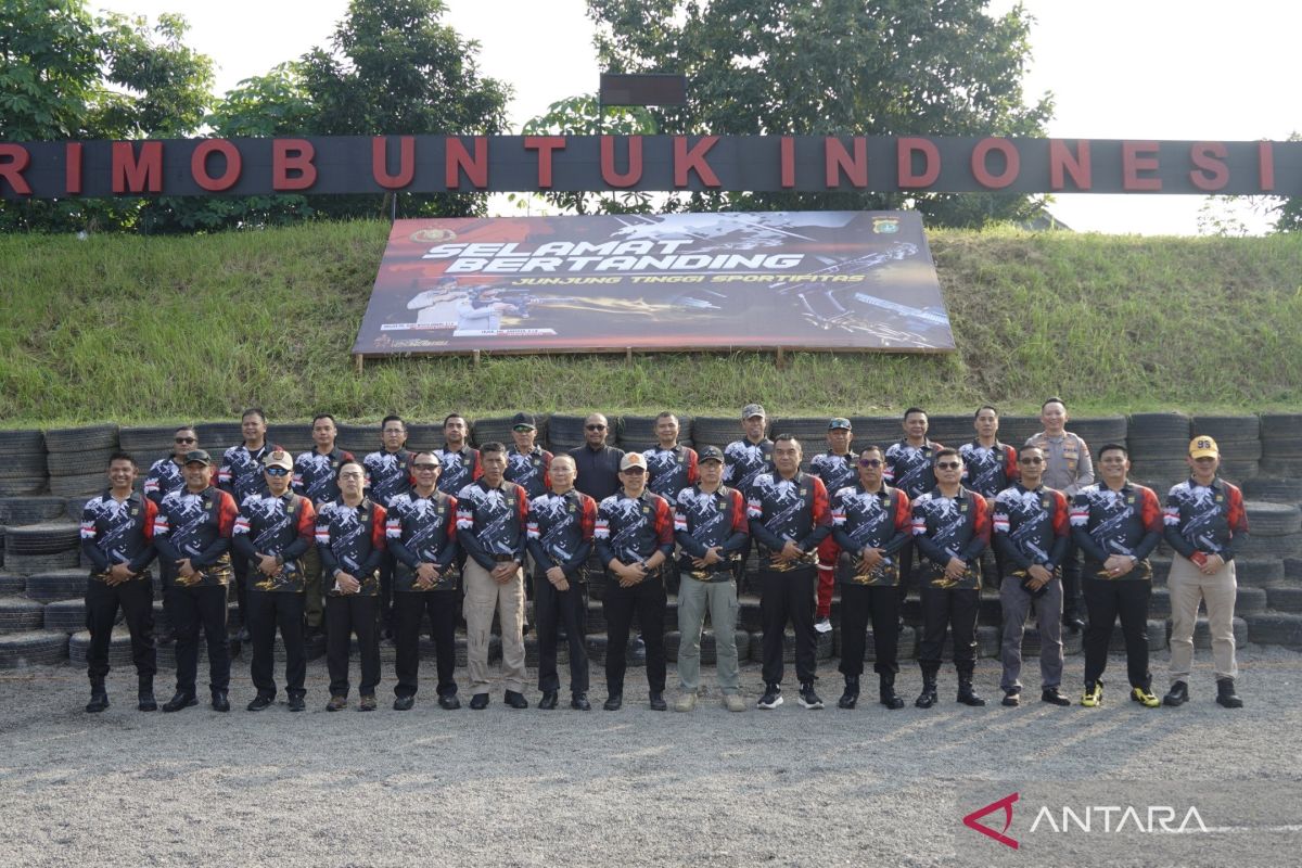 Brimob Polda Metro Jaya sukses peringkat Kejuaraan Menembak Kapolda Cup