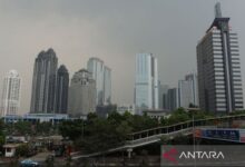 DKI DKI Jakarta diprakirakan berawan
