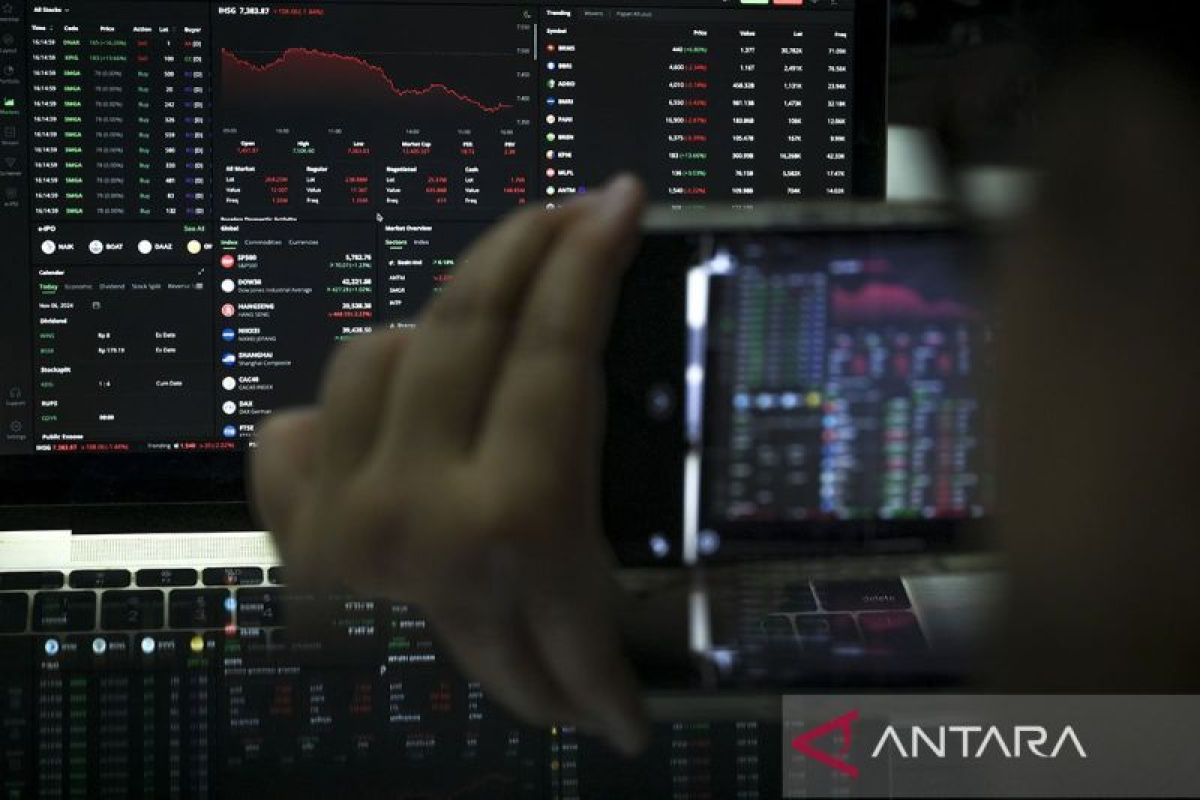 IHSG Kamis dibuka melemah 4,73 poin