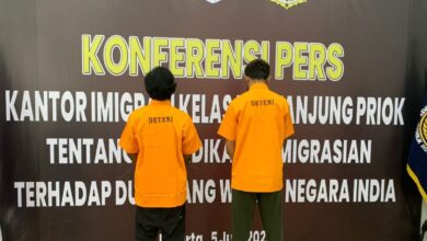 Imigrasi Tanjung Priok tangkap dua warga India yang tersebut digunakan mengaku pemodal