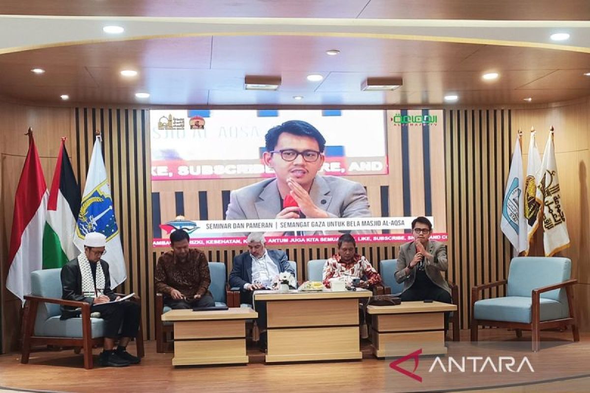 Solidaritas untuk Gaza, AWG peringkat seminar kemudian pameran dalam area TIM