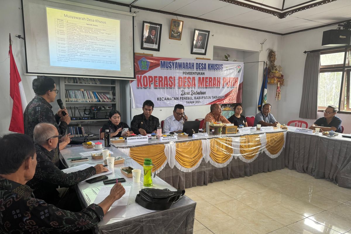 Kopdes Merah Putih di Bali rampung tinggal buat akte