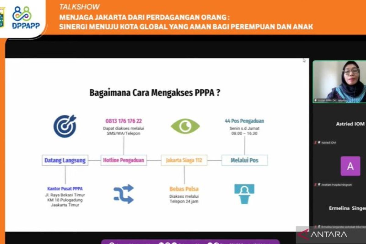 Hal ini tempat paling rutin terjadi perdagangan orang di dalam di DKI