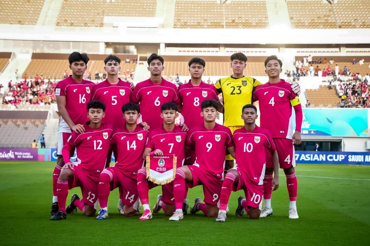 Jadwal lengkap Timnas Indonesia dalam area Piala Bumi U17 2025