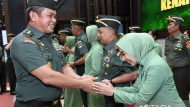 Inilah 25 perwira tinggi TNI AD yang tersebut yang disebutkan resmi naik pangkat pada Juli 2025