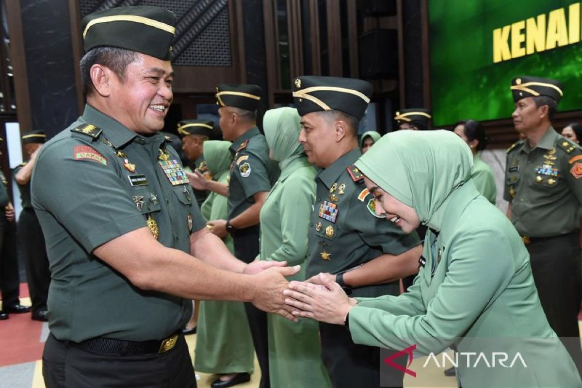 Inilah 25 perwira tinggi TNI AD yang tersebut yang disebutkan resmi naik pangkat pada Juli 2025