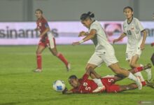 Gol Isa Warps bawa Timnas Putri Indonesia menang satu-nol menghadapi Kirgistan