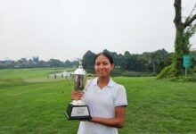 Bianca sumringah raih penghargaan perdana pada Medco-Pondok Indah golf amatir