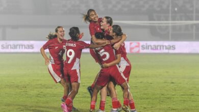 Timnas Indonesia di tempat klasemen kualifikasi Piala Asia Putri 2026