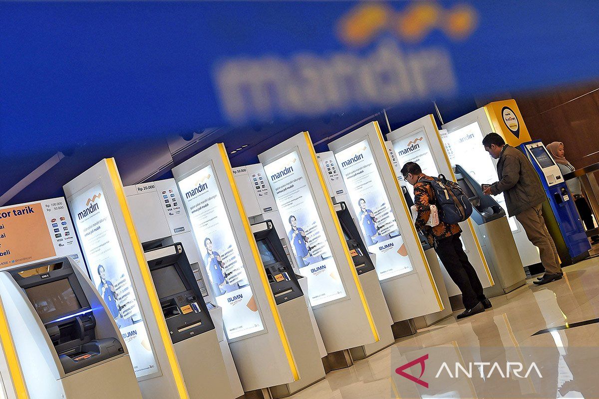Cara tarik tunai tanpa kartu fisik pada ATM Bank Mandiri