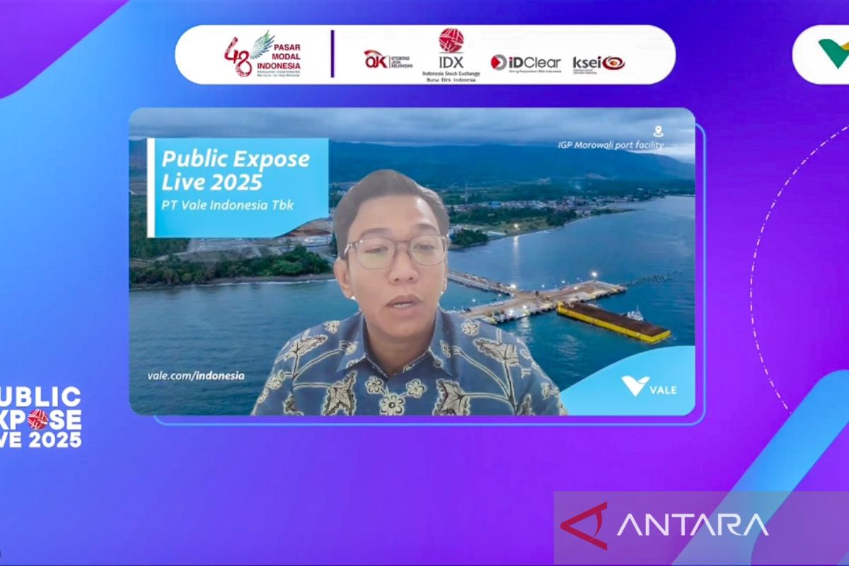 Pendapatan Vale Indonesia capai 220,2 jt dolar Negeri Paman Sam pada triwulan II