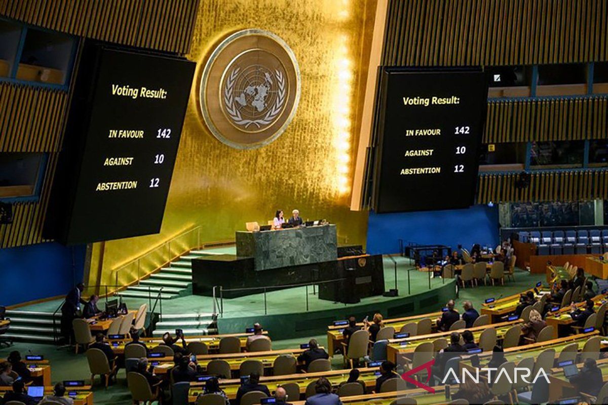 10 negara yang dimaksud dimaksud menolak pengumuman Palestina merdeka