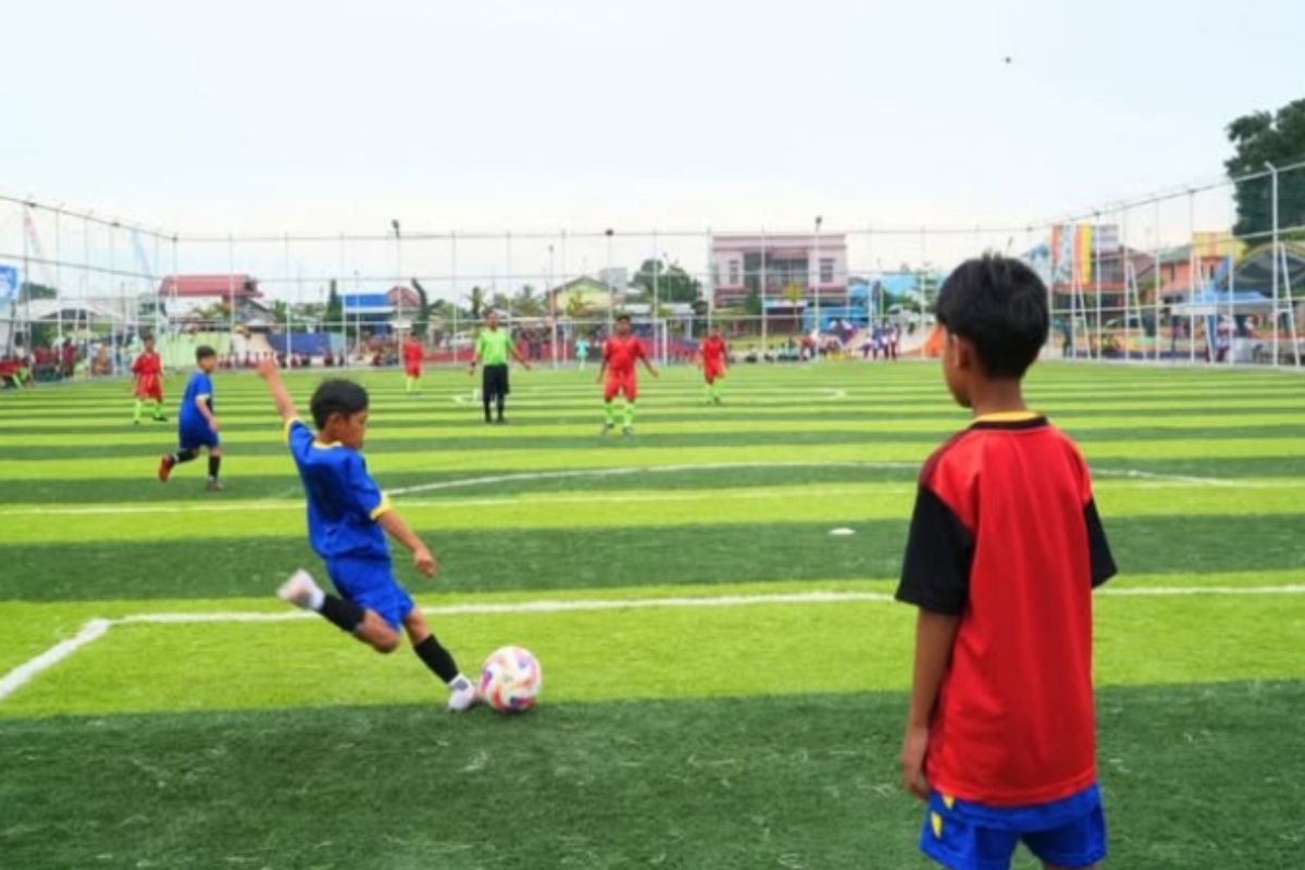 Begini cara sewa lapangan mini soccer pada Taman Manunggal Bogor