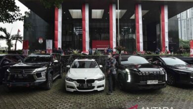 Daftar 22 kendaraan mewah yang tersebut mana disita KPK terkait OTT Wamenaker