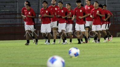 Kualifikasi Piala Asia U-23: Susunan pemain Indonesia vs Korea Selatan