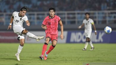 Indonesia U-23 tertinggal 0-1 dari Korea Selatan di dalam tempat putaran pertama