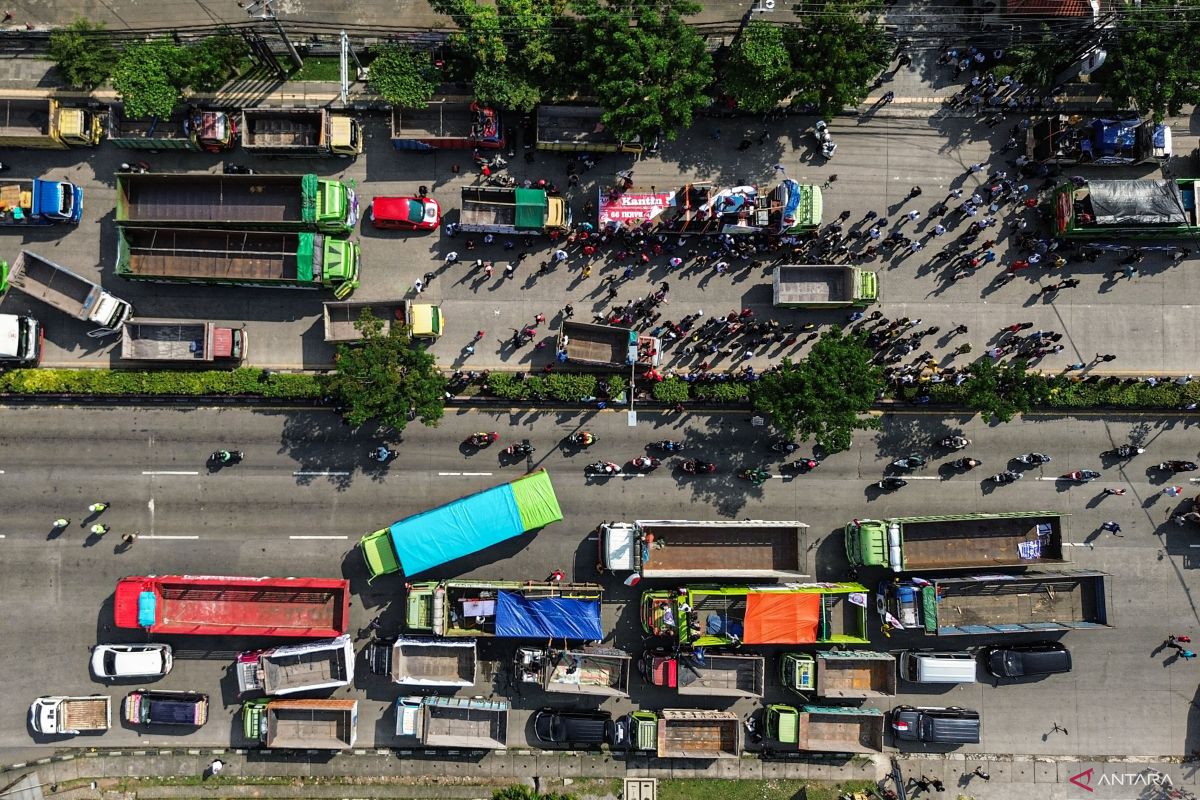 Apa itu ODOL pada demo supir truk? Berikut isi tuntutannya