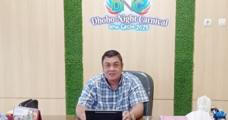 Ruang Kadisbudparpora Pusat Daerah Perkotaan Kediri Disulap Jadi Command Center DNC Tahun 2025