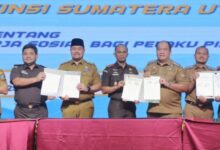 Asahan Perkuat Pernyataan Restorative Justice, Kepala Daerah Hadiri Penandatanganan MoU/PKS ke Medan