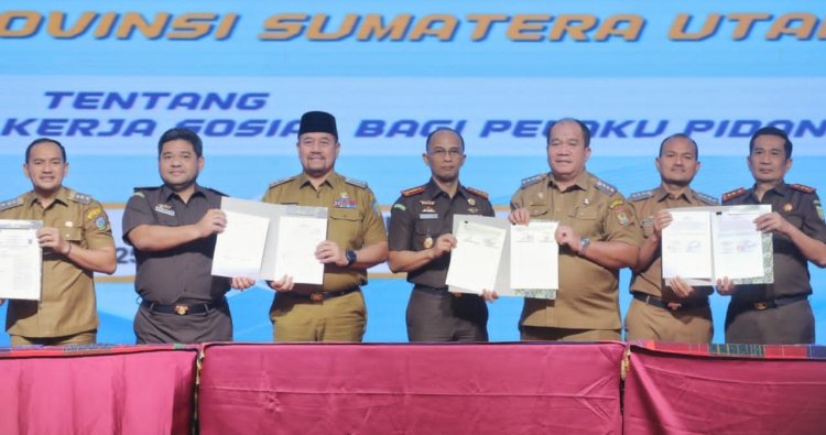 Asahan Perkuat Pernyataan Restorative Justice, Kepala Daerah Hadiri Penandatanganan MoU/PKS ke Medan